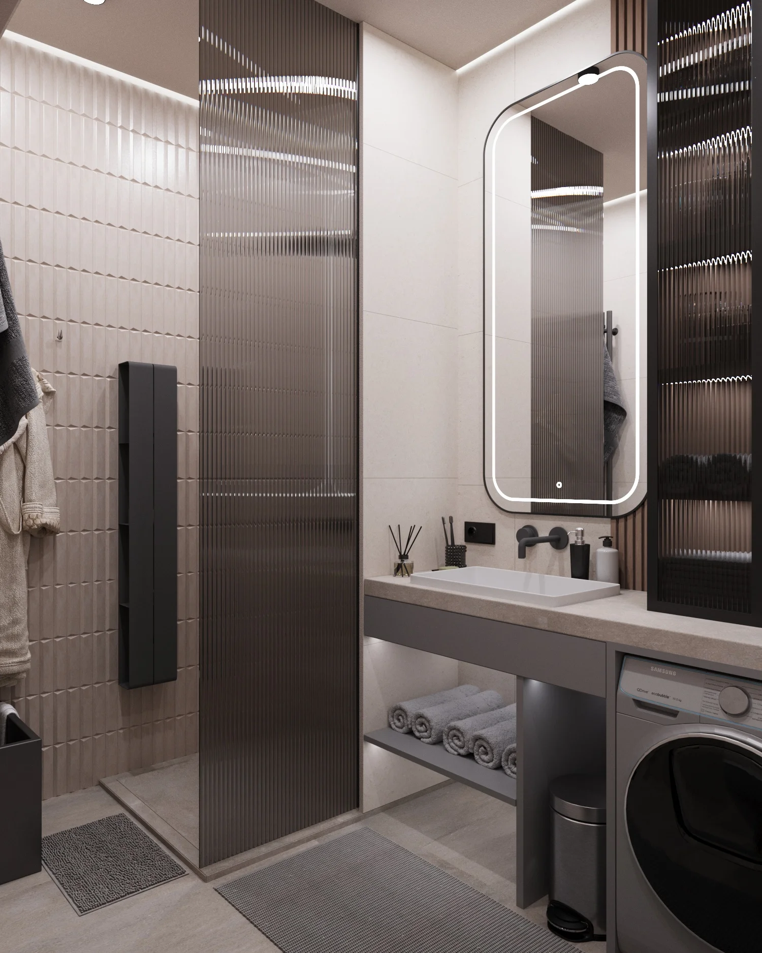 Квартира под сдачу - хай-тек - санузел 8